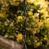 Aluminum Teardrop Rain Chain Replacement Downspout for Gutters, Black Powder Coated